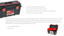 Imagen de CAJA HERRAMIENTAS PLASTICA NEGRA